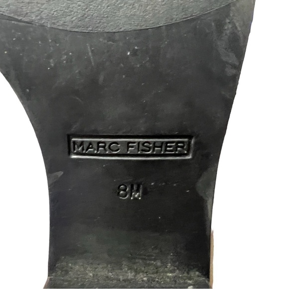 MARC FISHER Suede Western Yale Chelsea Boot in Camel Tan Size 8M - Picture 8 of 8